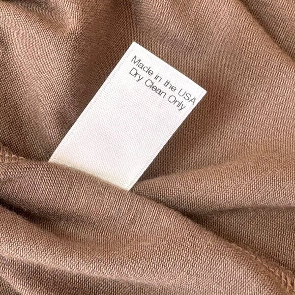 Michael Stars Skirt Sz.M Tan Modal Jersey Wide Waistband Above Knee Neutral - Picture 7 of 11